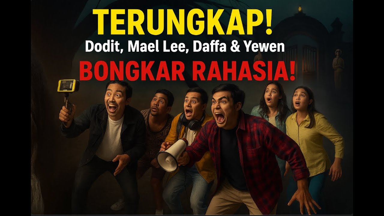 GILA! Dodit Mulyanto, Mael Lee, Daffa Ariq, Yewen Bongkar Fakta Gokil Maju Serem Mundur Horor #film