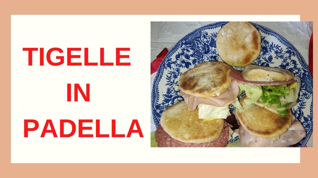 Tigelle o crescentine cotte in padella  How to make Tigelle! Quick and easy Italian Recipe.