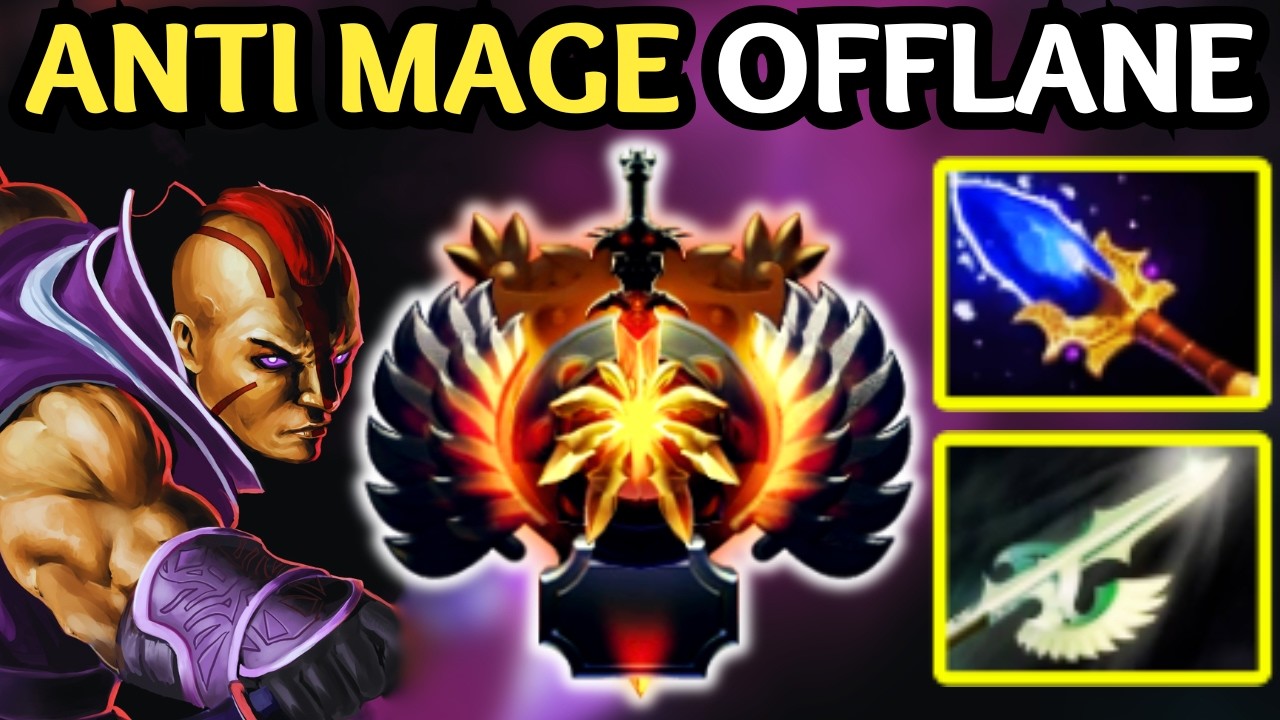 🔥 8000 MMR UNSTOPPABLE ANTI-MAGE Offlane — Blink & Mana Void Chaos | Dota 2 🔥