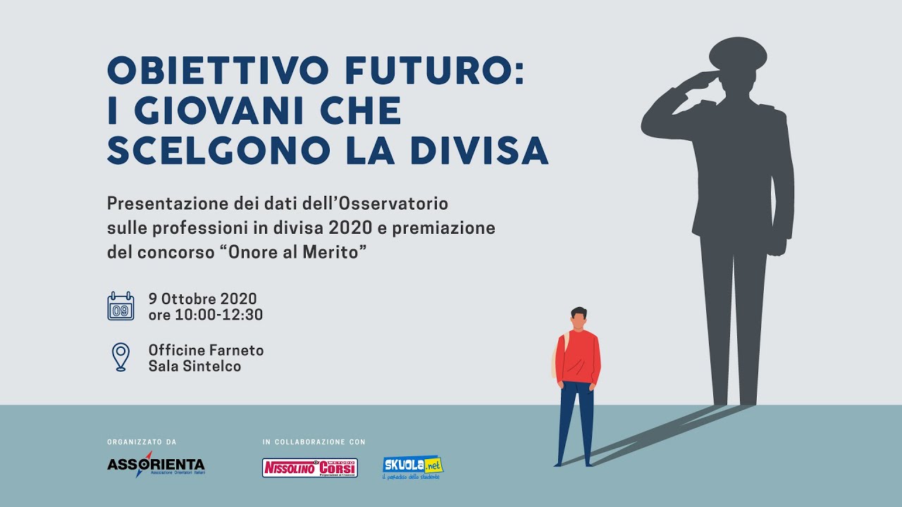 OBIETTIVO FUTURO: i giovani che scelgono la divisa - 09/10/2020 - Roma