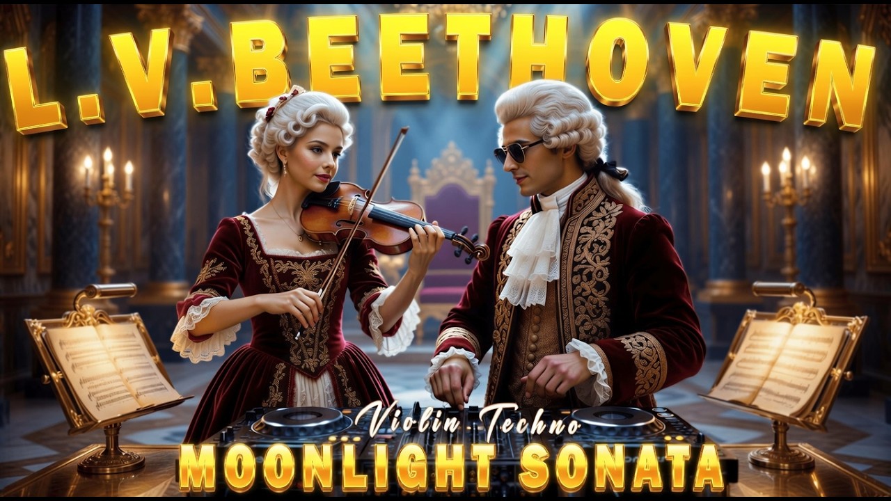 BEETHOVEN x MELODIC TECHNO Vol.02 | Moonlight Sonata | Focus Energy & Violin Drive
