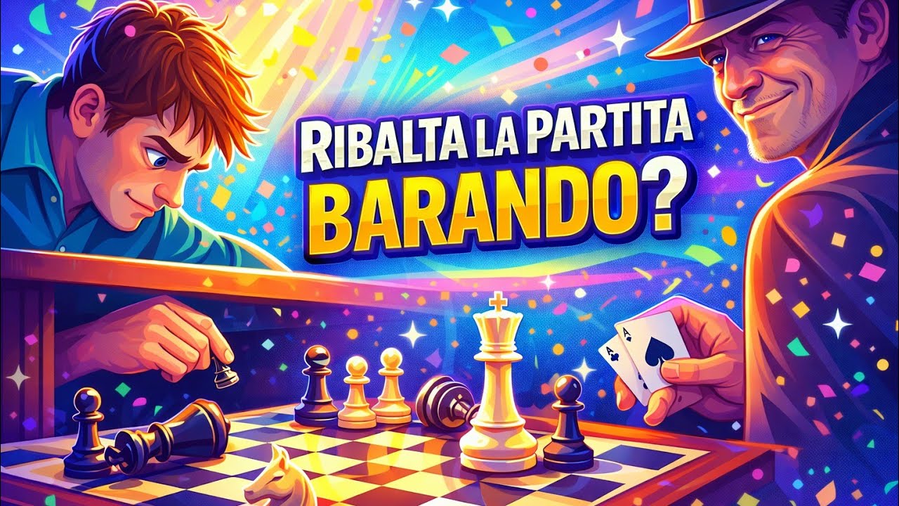 #115 Ribalta la Partita Barando? Scacchi Online, Mossa Shock e Polemica - Scalata scacchi 1700 elo -