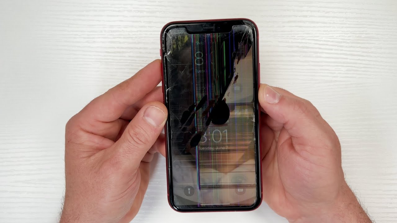 Как починить треснувший экран iPhone XR