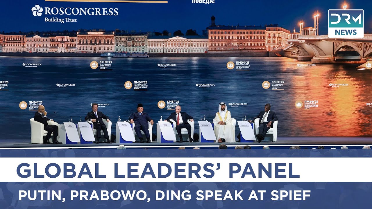 China, Russia, Indonesia Leaders Clash on Global Future at SPIEF 2025 Panel Discussion | AQ1G