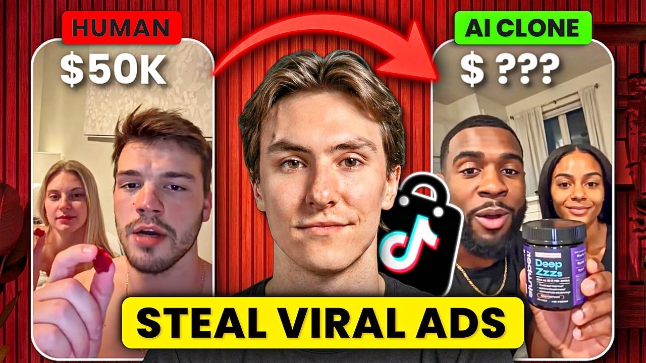 Как повторить вирусную рекламу для TikTok Shop с помощью ИИ (получите ROAS 3.7x)