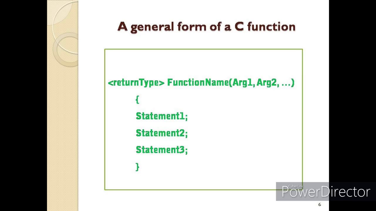 Using functions in C Program