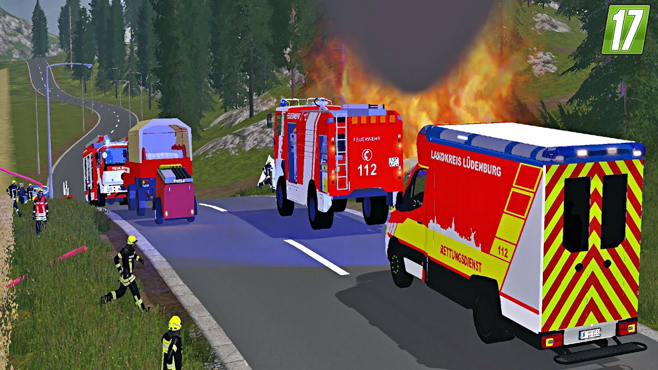 LS17 - Großer Einsatz: Kommt es zum Waldbrand ? FEUERWEHR 112