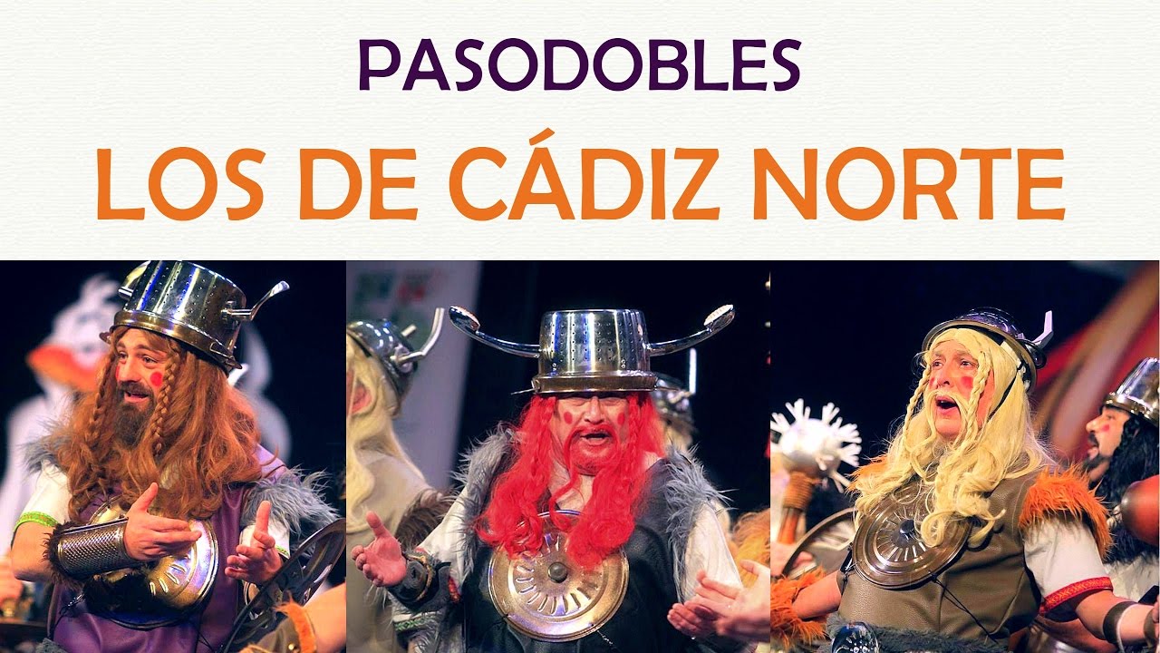 Todos los PASODOBLES, Chirigota LOS DE CÁDIZ NORTE - HD | Segundo Premio Carnaval de Cádiz 2017