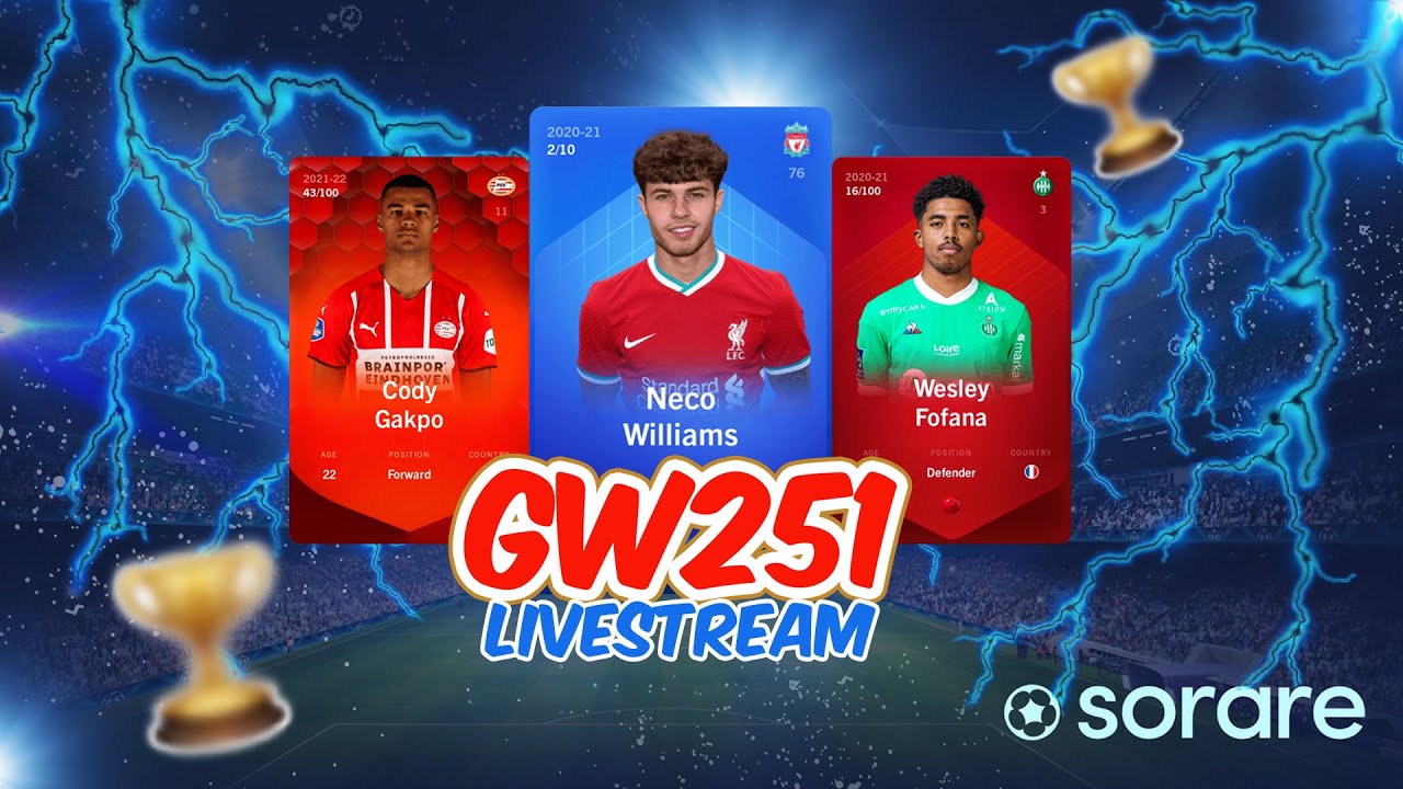 Chasing midweek podiums! Sorare Lineup Builder GW251
