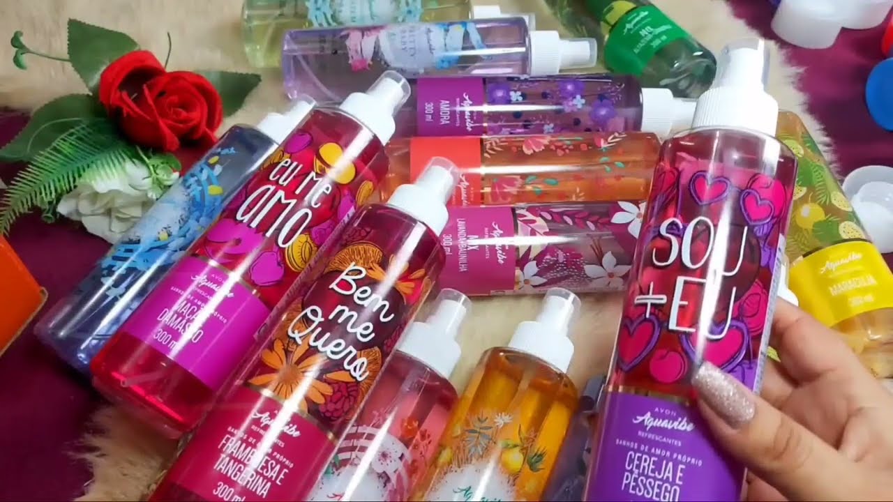 COLEÇÃO AQUAVIBES DA AVON 😍 AGORA COM BORRIFADORES FINALMENTE👏🏻👏🏻LINK NA DESCRIÇÃO