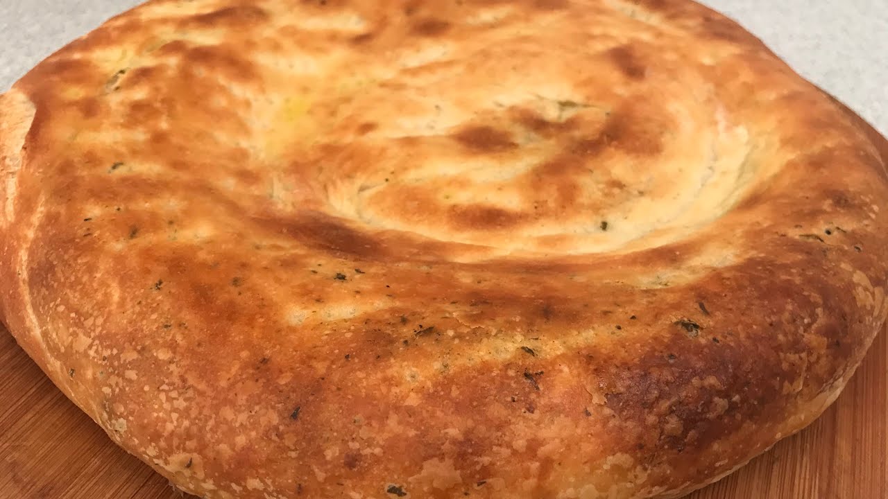 Ароматный слоёный хлеб с ореховой травой !