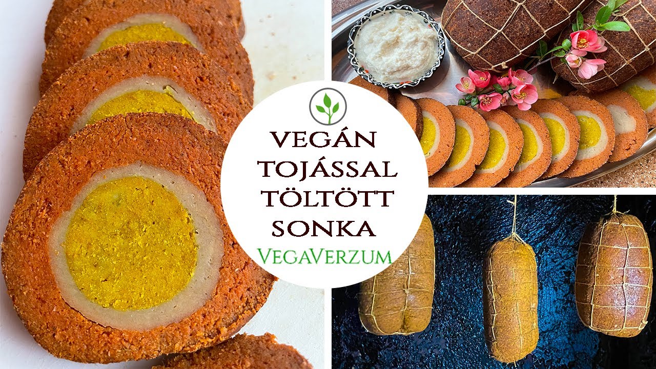 Vegán tojással töltött sonka #VegaVerzum