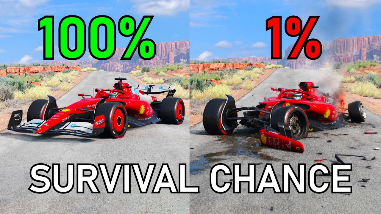 Realistic Survival Chance Crashes #27 | BeamNG.drive