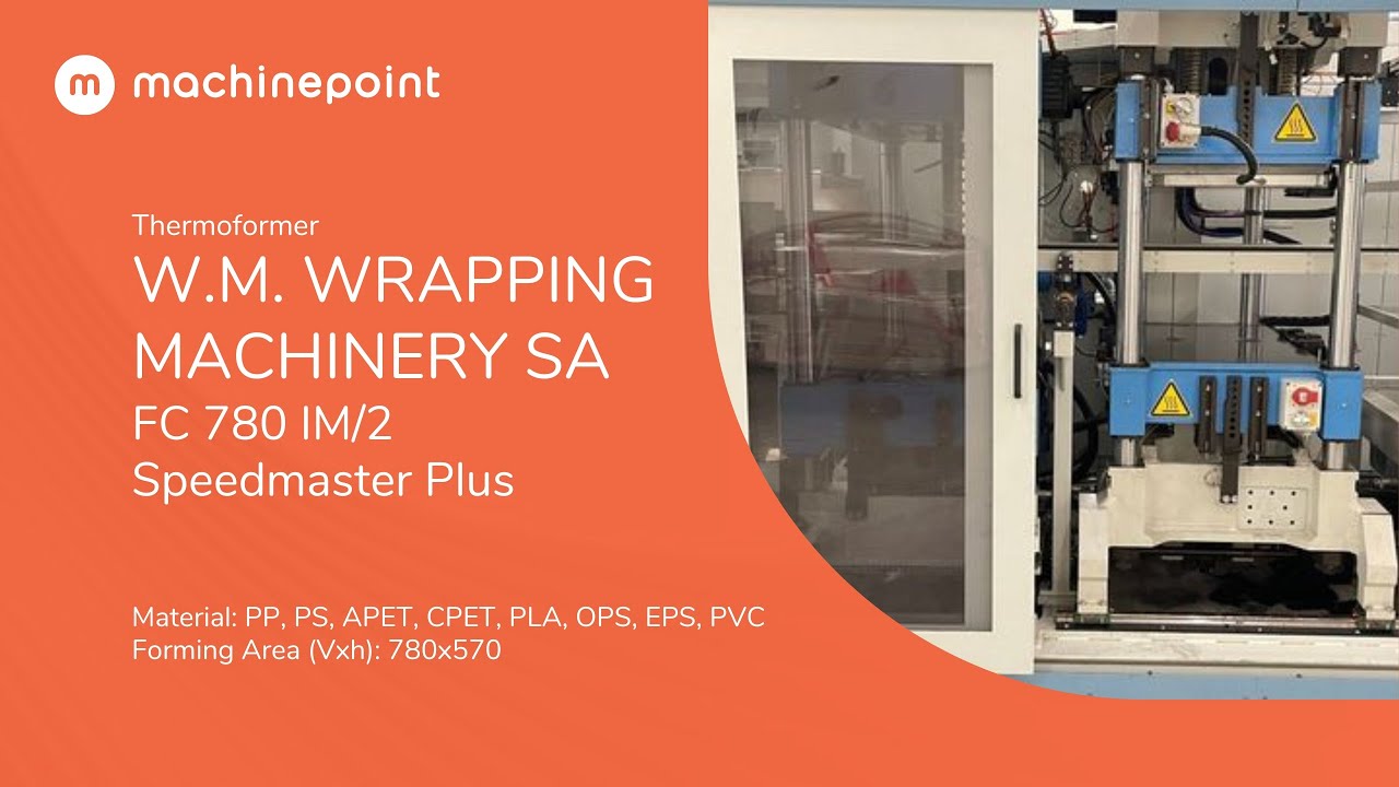 W.M. WRAPPING MACHINERY SA FC 780 IM/2 Speedmaster Plus Thermoformer | W.M. WRAPPING SA Machines