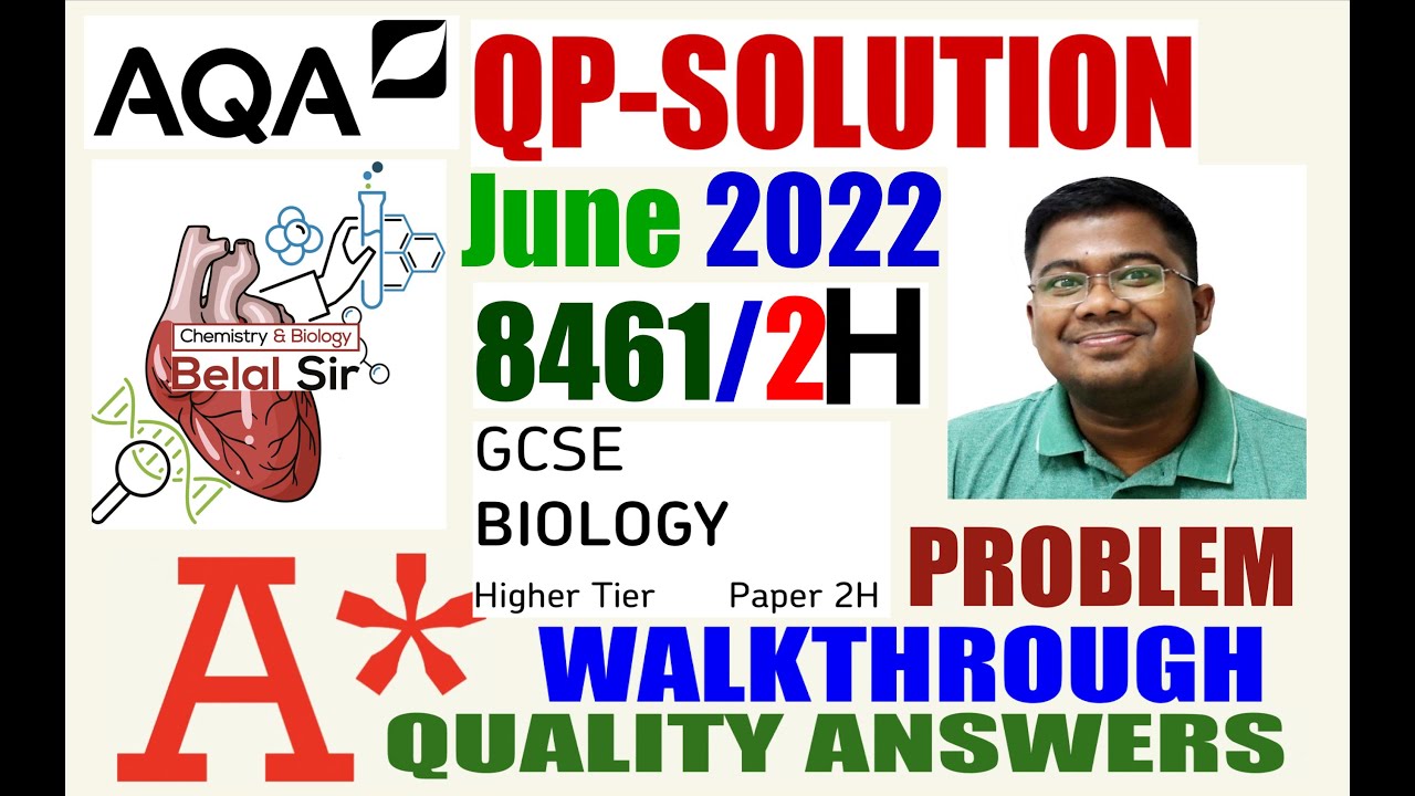 AQA GCSE BIOLOGY 8461/2H JUNE 2022 QP