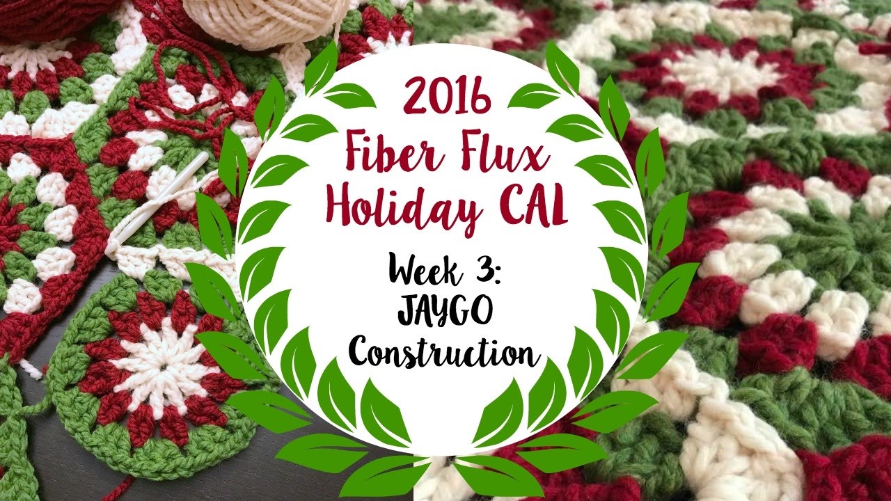 2016 Fiber Flux Holiday Crochet Along, Week 3