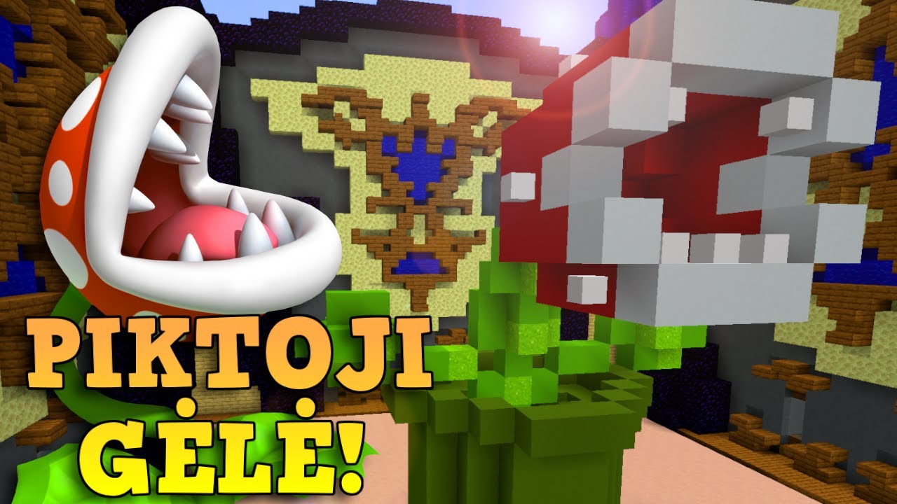 PIKTOJI GĖLĖ! // Build Battle