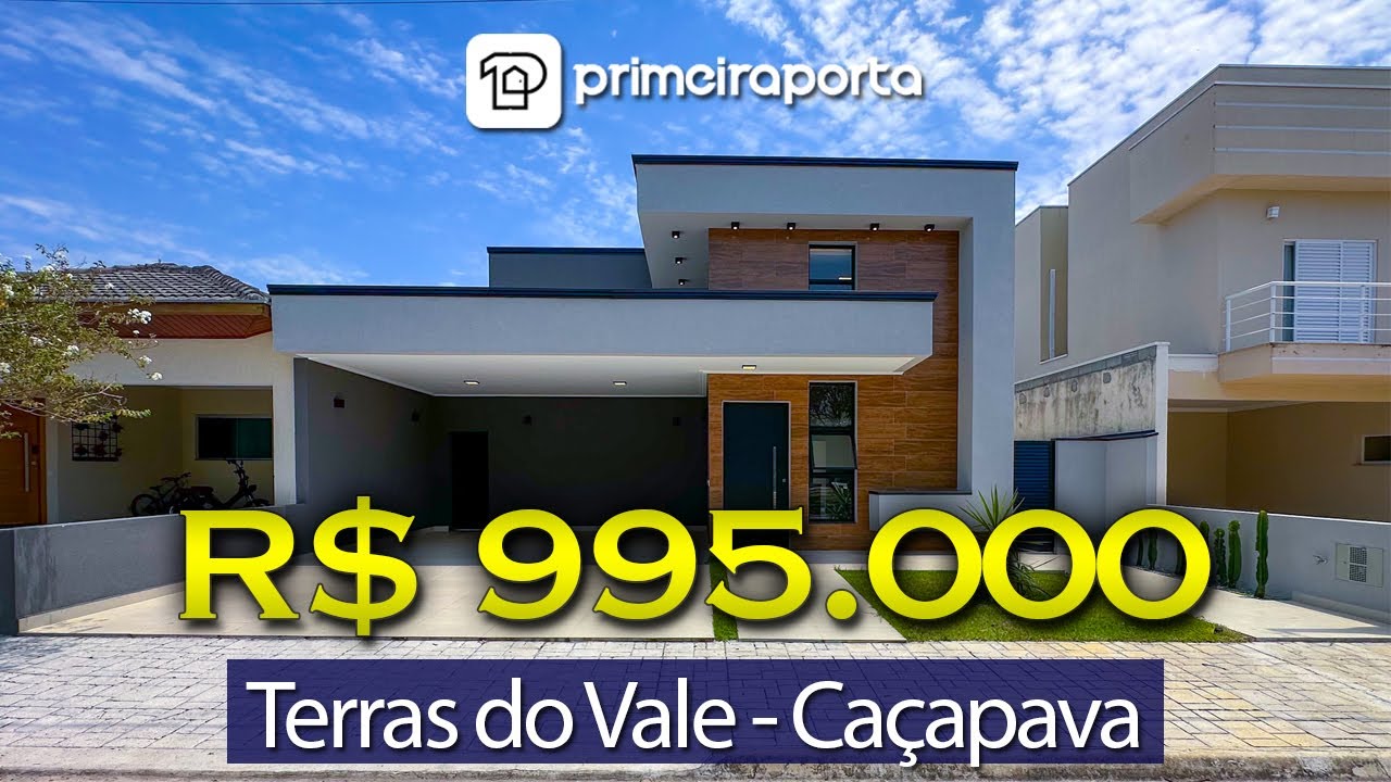 Terras do Vale, Caçapava - Casa Térrea com ótimo custo benefício, terreno grande e com piscina!