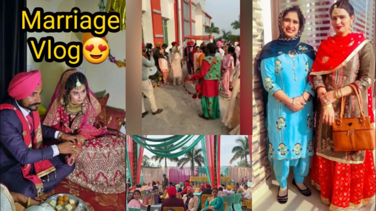 ll Punjabi Wedding Vlog🥰ll Punjab Life, Punjabi Culture, Punjabi Rituals ❤ll By navsukhman vlogs ll