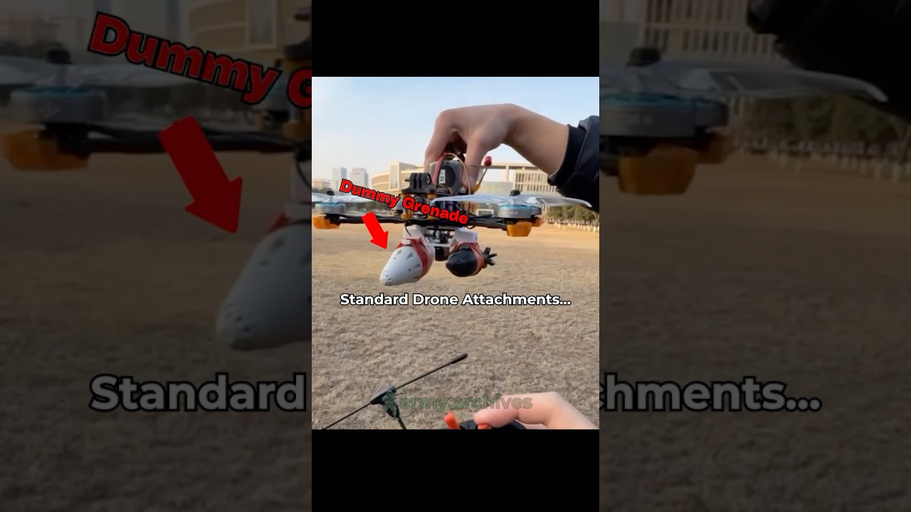 Military Flamethrower Drone Test