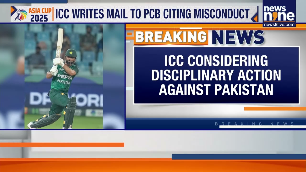 ICC Flags Pakistan for Asia Cup Rule Violations Over Referee Protest in PAK vs UAE Match | News9