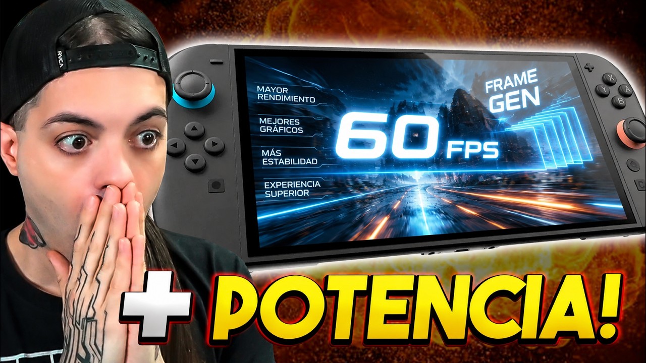 💥 La POTENCIA de Nintendo SWITCH 2 se sigue DESATANDO! 60 FPS, Frame Gen y M&Aacute;S!