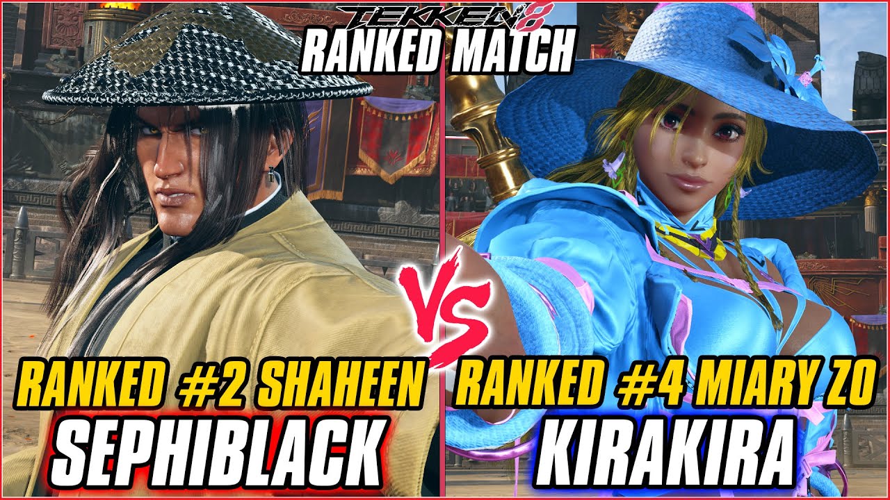 TEKKEN 8 ▰ SEPHIBLACK (#2 Ranked Shaheen) vs KIRAKIRA (#4 Ranked Miary Zo) ▰ T8 HIGH LEVEL GAMEPLAY