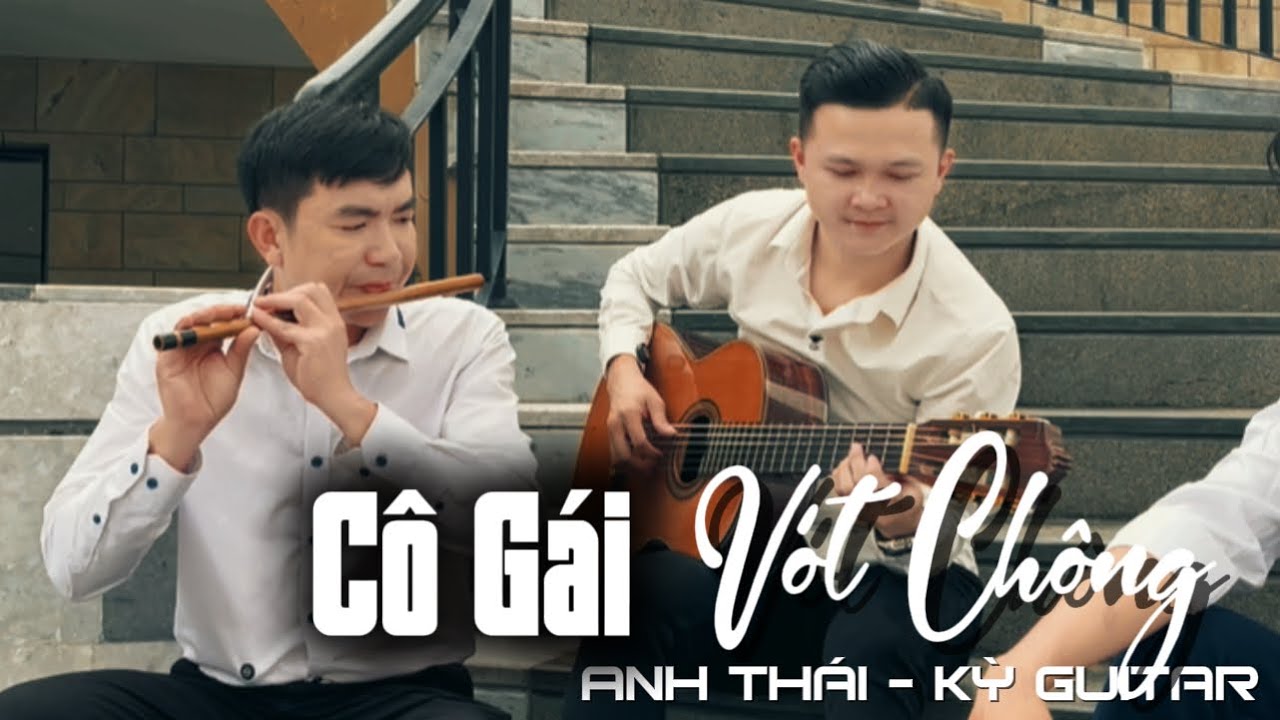 Bản Sáo Trúc Cô Gái Vót Chông Cực Hay cùng Guitar | KỲ GUITAR