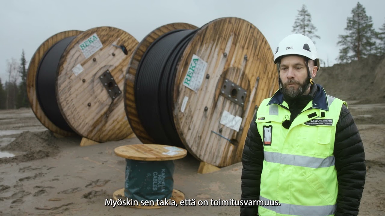Reka Kaapelin DryRex Nordic Wind -kaapelit varmistavat tuulipuiston energiansiirron Posiolla