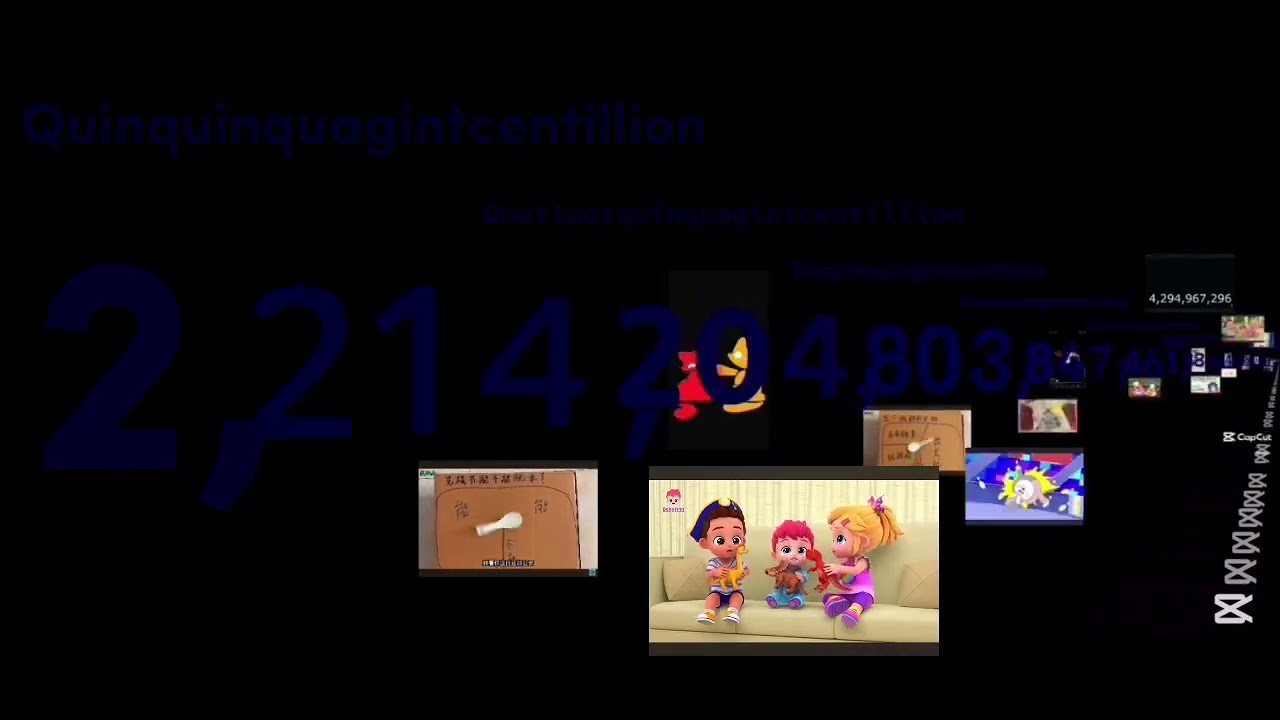 0 to Unsexagintcentillion With Sounds 