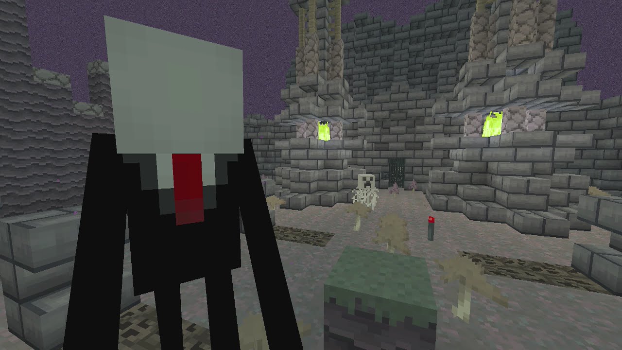 Minecraft (Xbox 360) - Haunted Hollows - Slender Man (2)