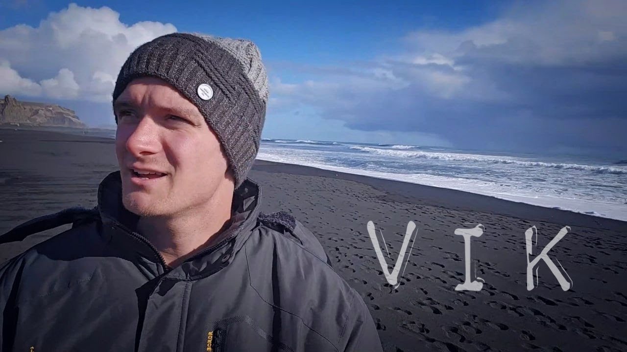 First Time Seeing Black Sand Beaches! - American In Iceland Pt2