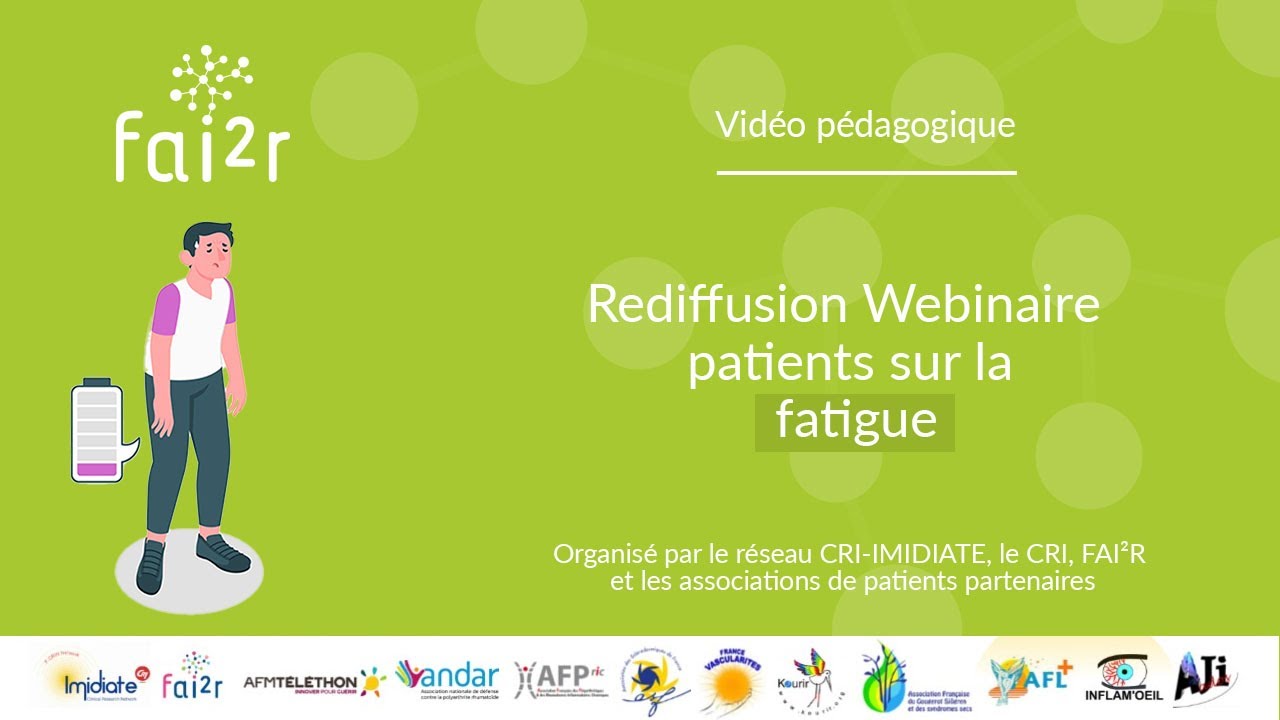 Rediffusion : Webinaire patients sur la fatigue