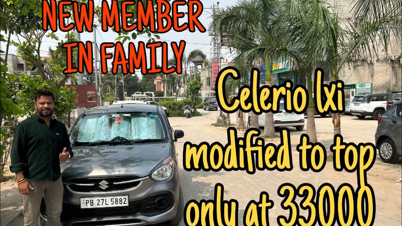 New member in family | celerio lxi 2025 modified to top| aftermarket |