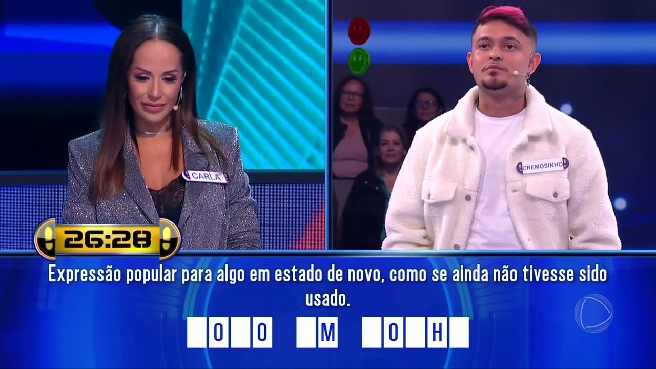 ACERTA OU CAIA: Carla perde duelo com Cremosinho e cai no buraco