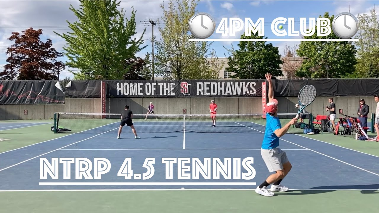 [🕓]NTRP 4.5 Tennis - 4PM CLUB on court 3[🕓]