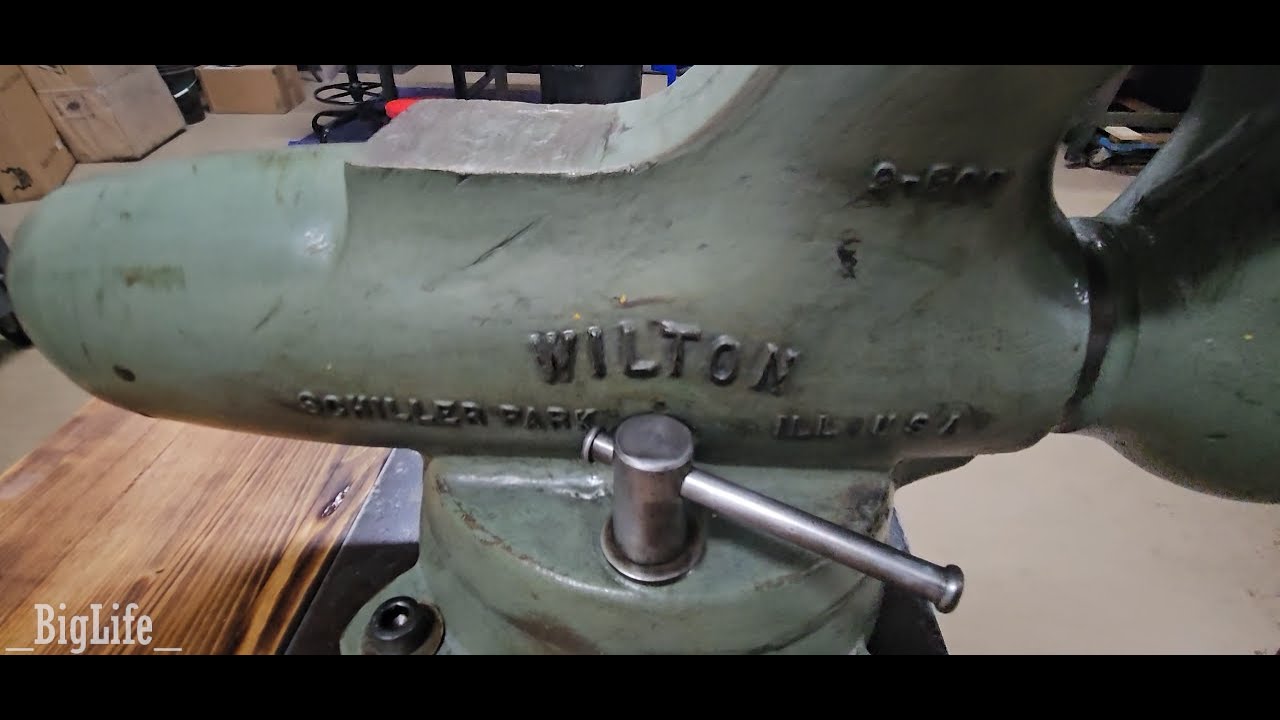 Wilton 600 vise restoration and makeover.