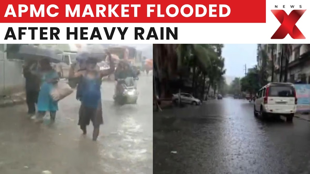 Mumbai Rains: Navi Mumbai APMC Market Waterlogged, IMD Issues Red Alert | Latest News | NewsX
