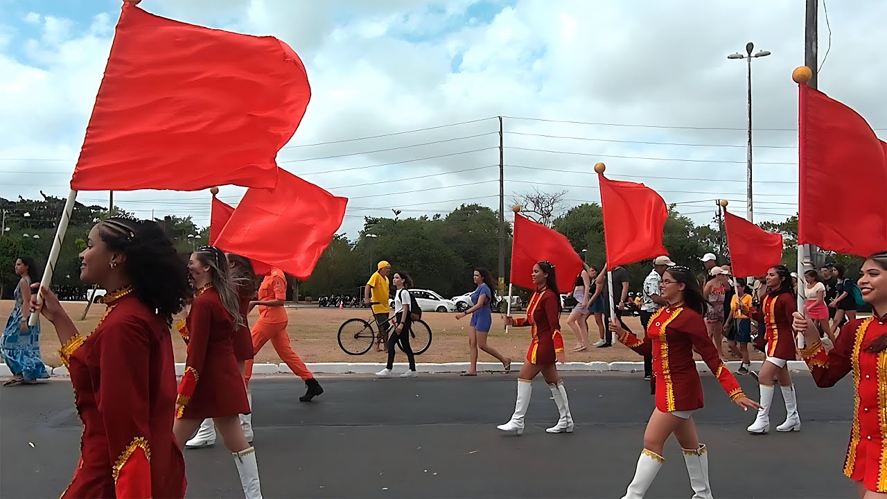 Walking Tour Brazil, Desfile do DIA 7 DE SETEMBRO em São Luís do Maranhão 2023