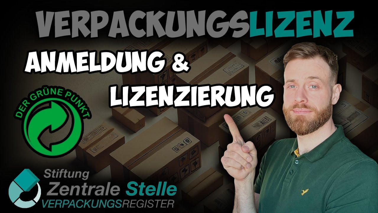 Verpackungslizenz erhalten | Lizenzrechner nutzen Verpackungsregister LUCID Registrierung Anleitung