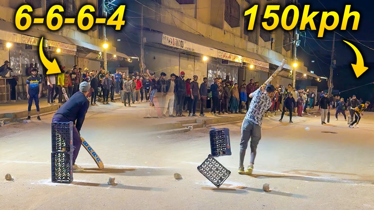 Street Cricket Mein Aya 150 Kph Ka Bowler Aur Ahmed Guddu Ka Shandaar Chase !! 🔥
