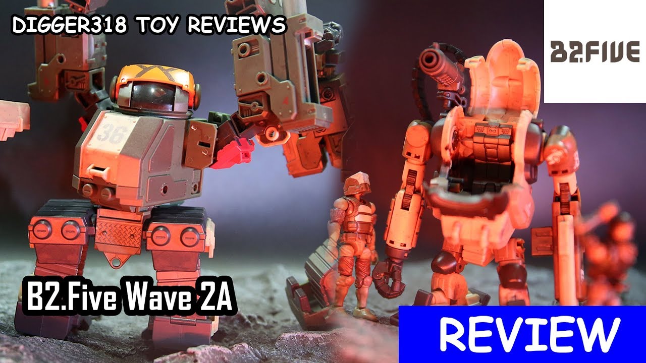 Acid Rain World B2 Five Wave 2A Toy Review 4K