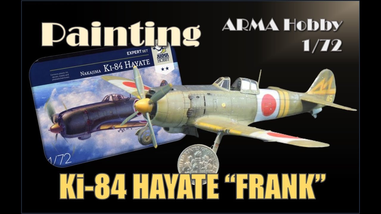 1/72 Arma Hobby Ki-84 Hayate - Painting - Part III
