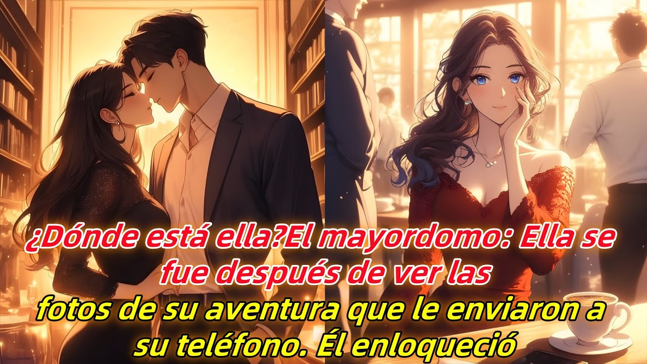 ¿Dónde está ella?Ella vio las fotos de la infidelidad que les enviaron a su teléfono y se fue.