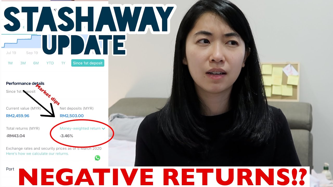 STASHAWAY Portfolio Update : MY STRATEGY DURING THE DIP