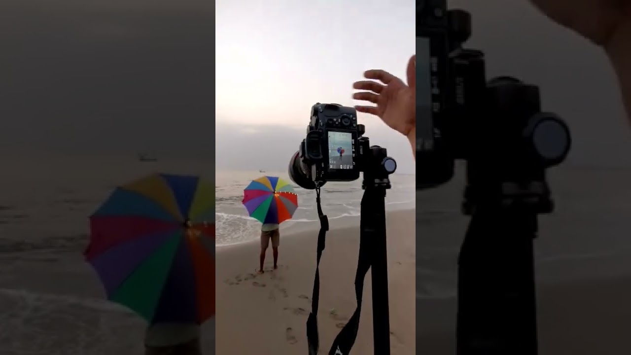 Creative photo idea with fairy lights #shorts #light #sony