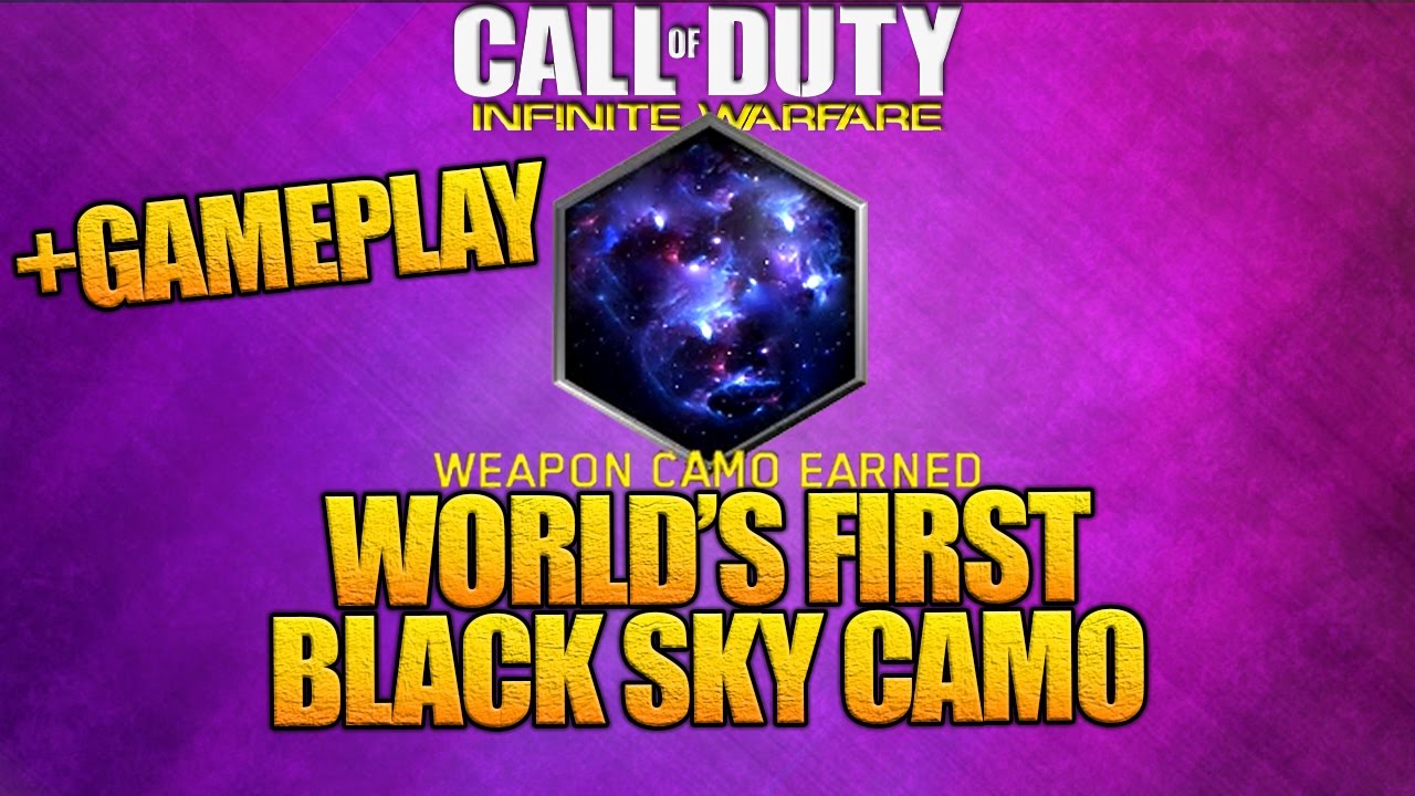 Infinite Warfare BLACK SKY CAMO - World's First + Gameplay