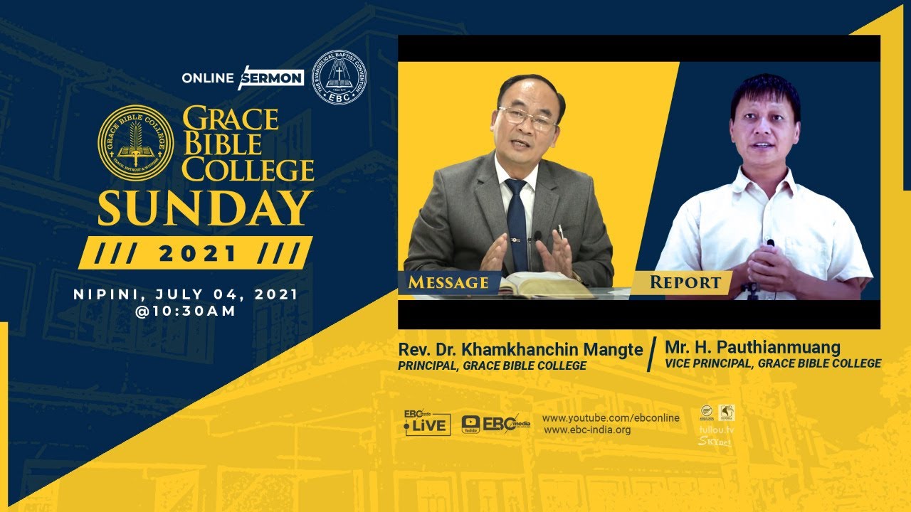 [OnlineSermon] GBC Sunday | July 04, 2021 10:30 am IST