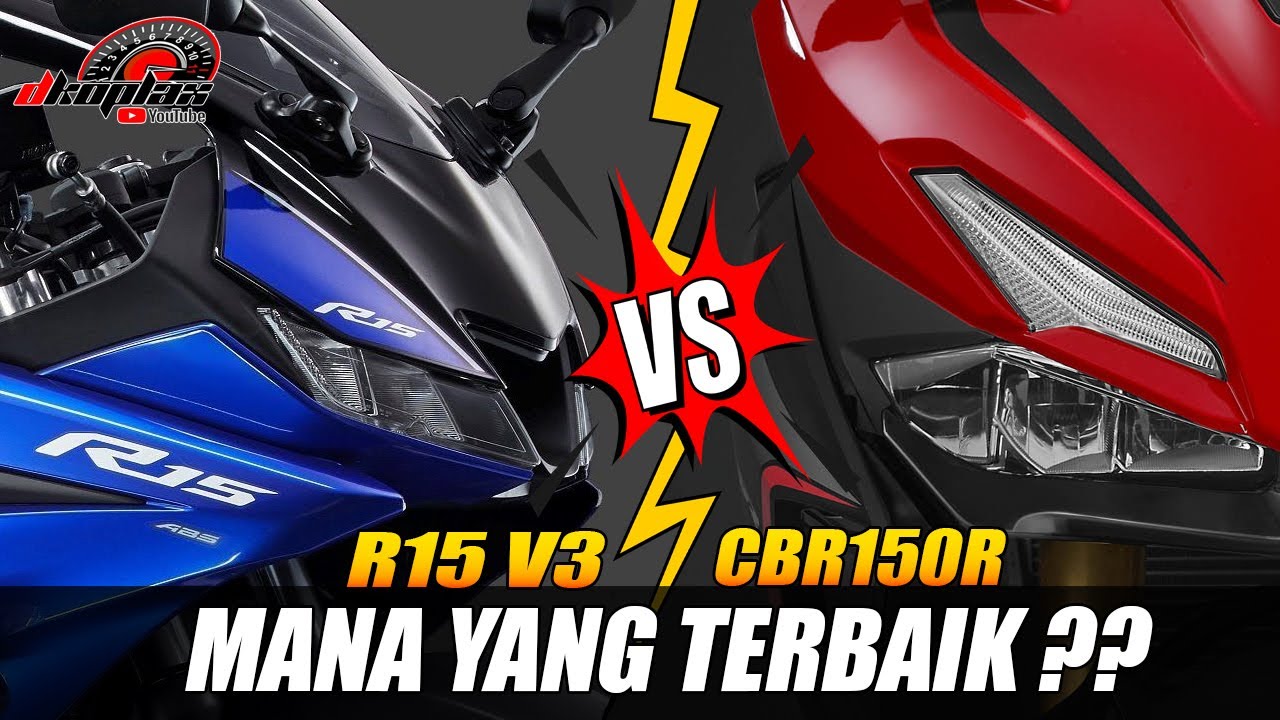 NEW HONDA CBR150R 2021 VS YAMAHA R15 V3 MANA YANG TERBAIK ?