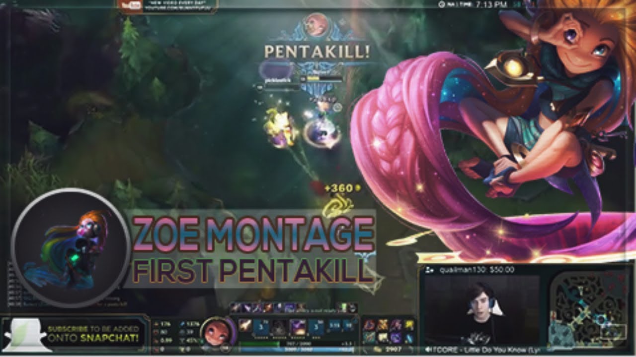 ONE SHOT ??? DAMAGE HACK ??? | Full AP Zoe Montage - League of Legends